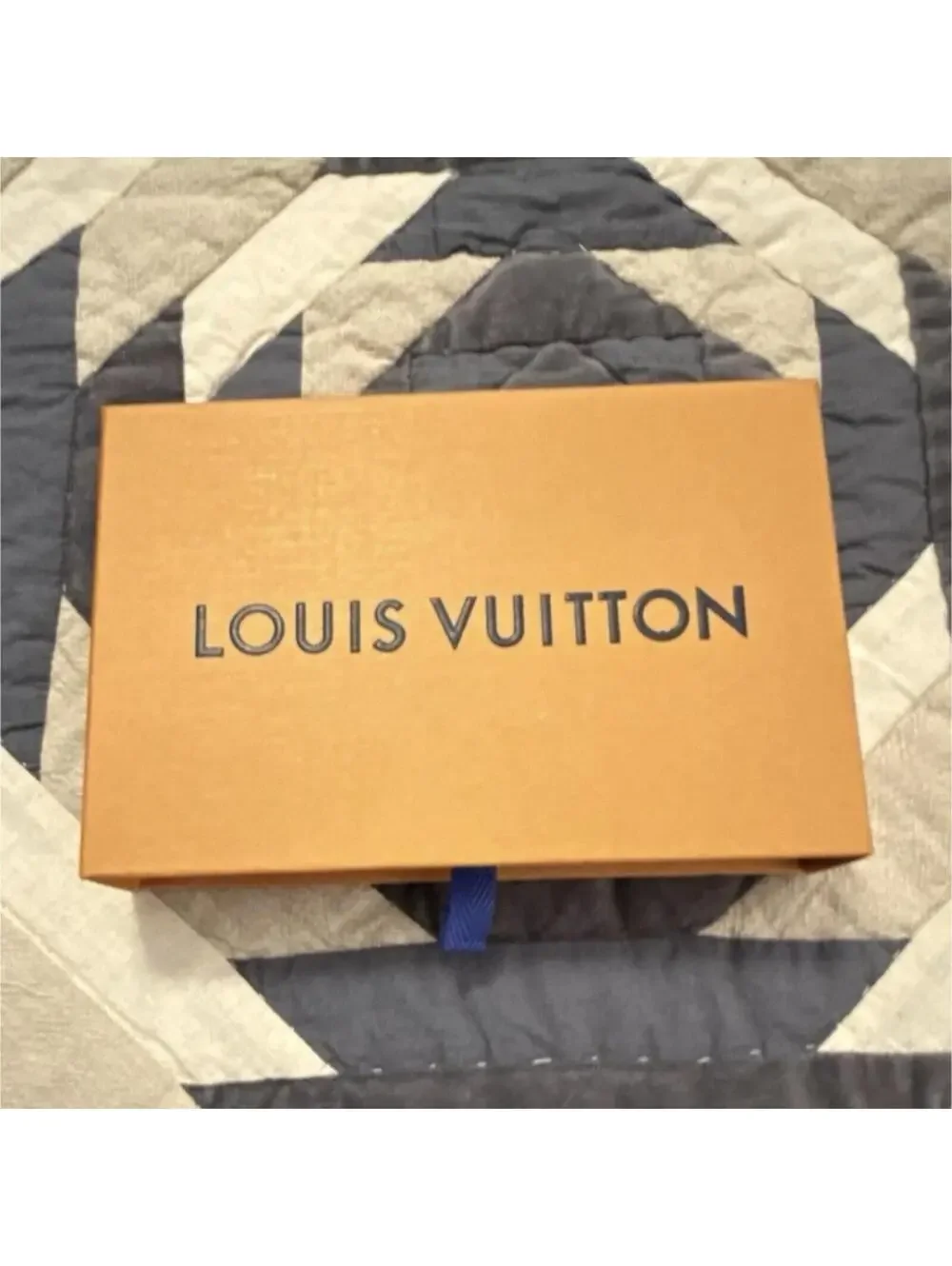 Louis Vuitton Orange Rectangle Gift Box w/ Drawer 8” L X 5.5” W X 1.5” H